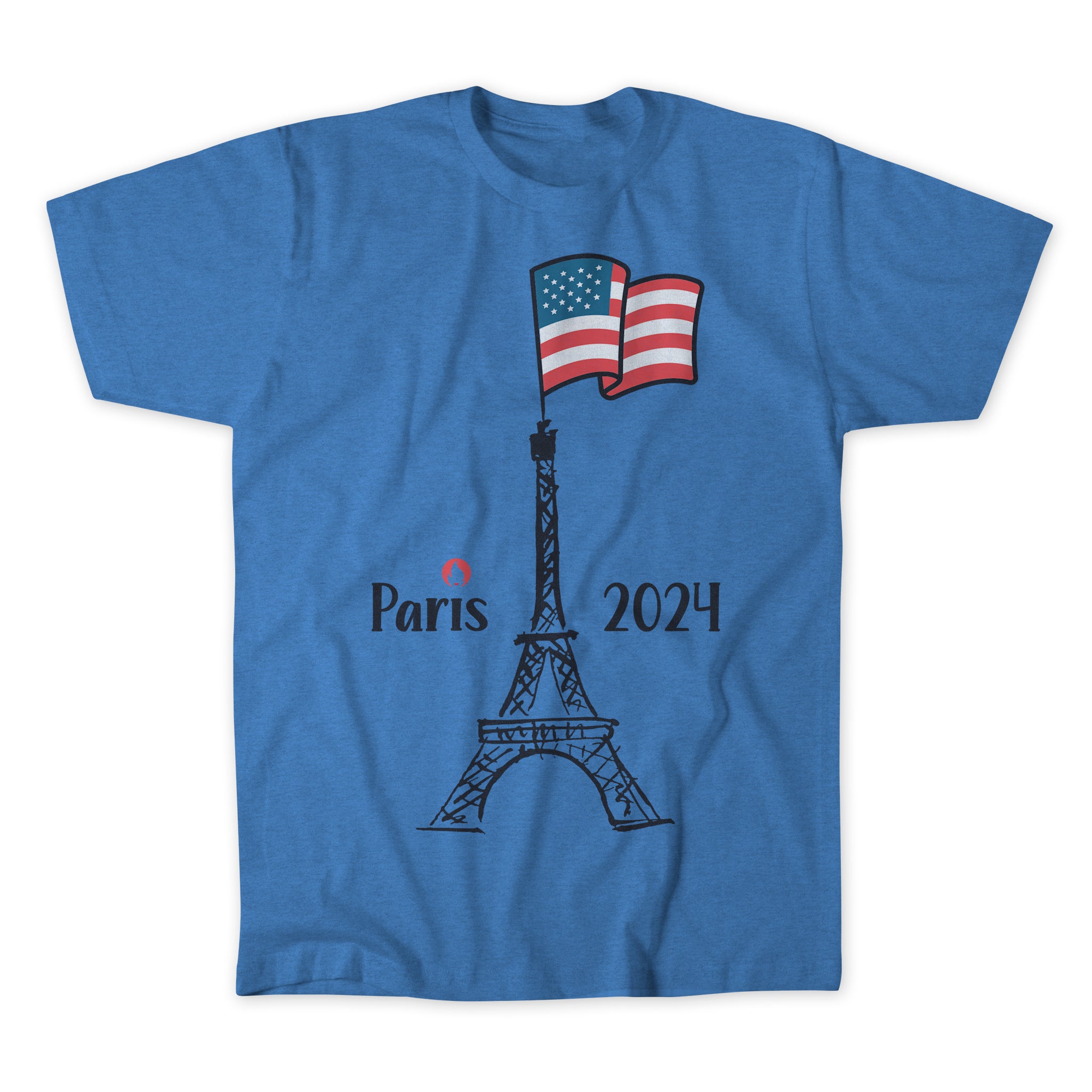 American Eiffel Tower Shirt