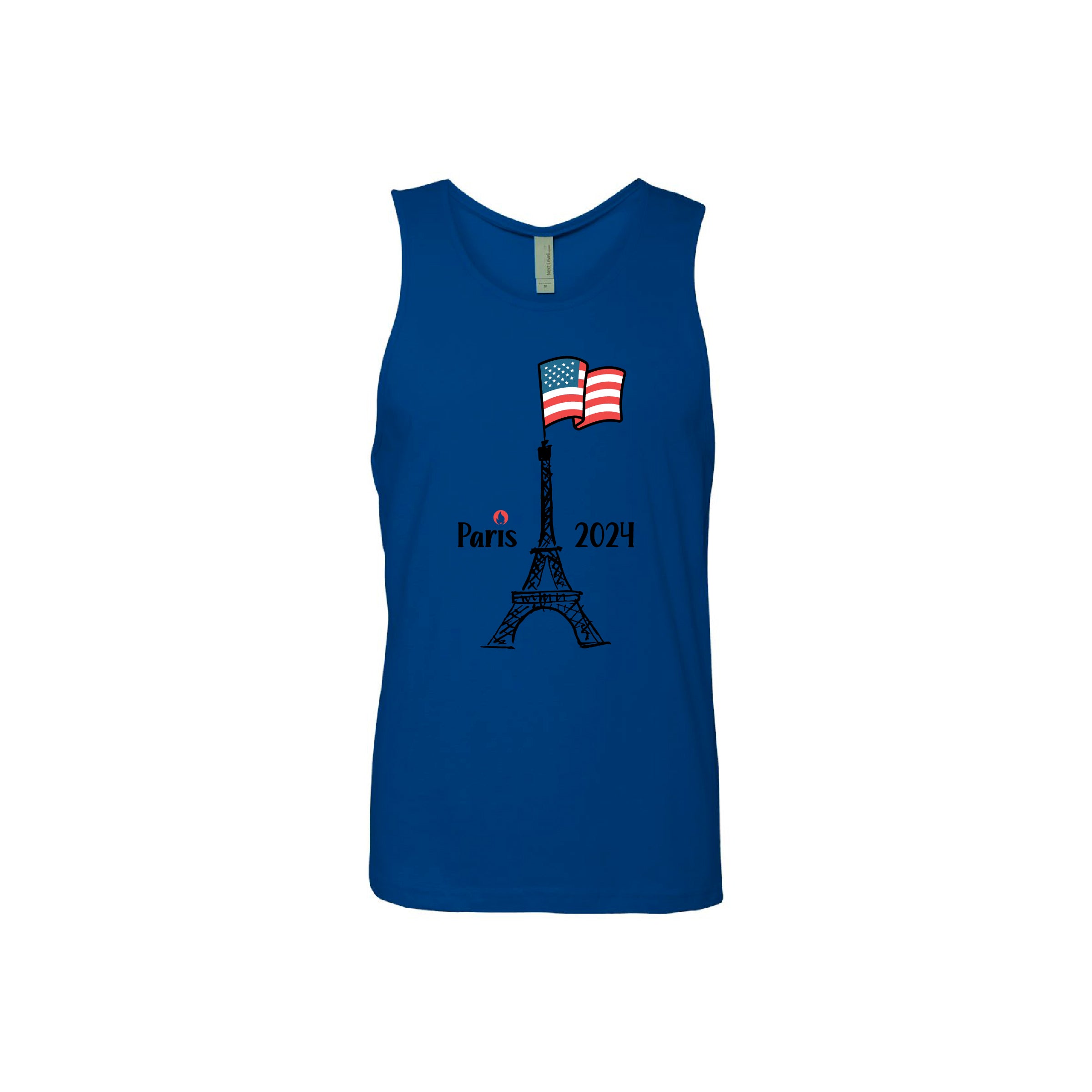 American Eiffel Tower Men's Tank Top