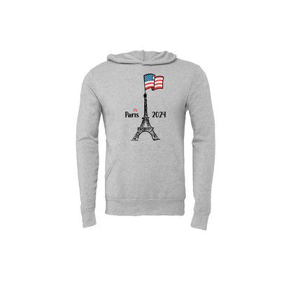 American Eiffel Tower Hoodie