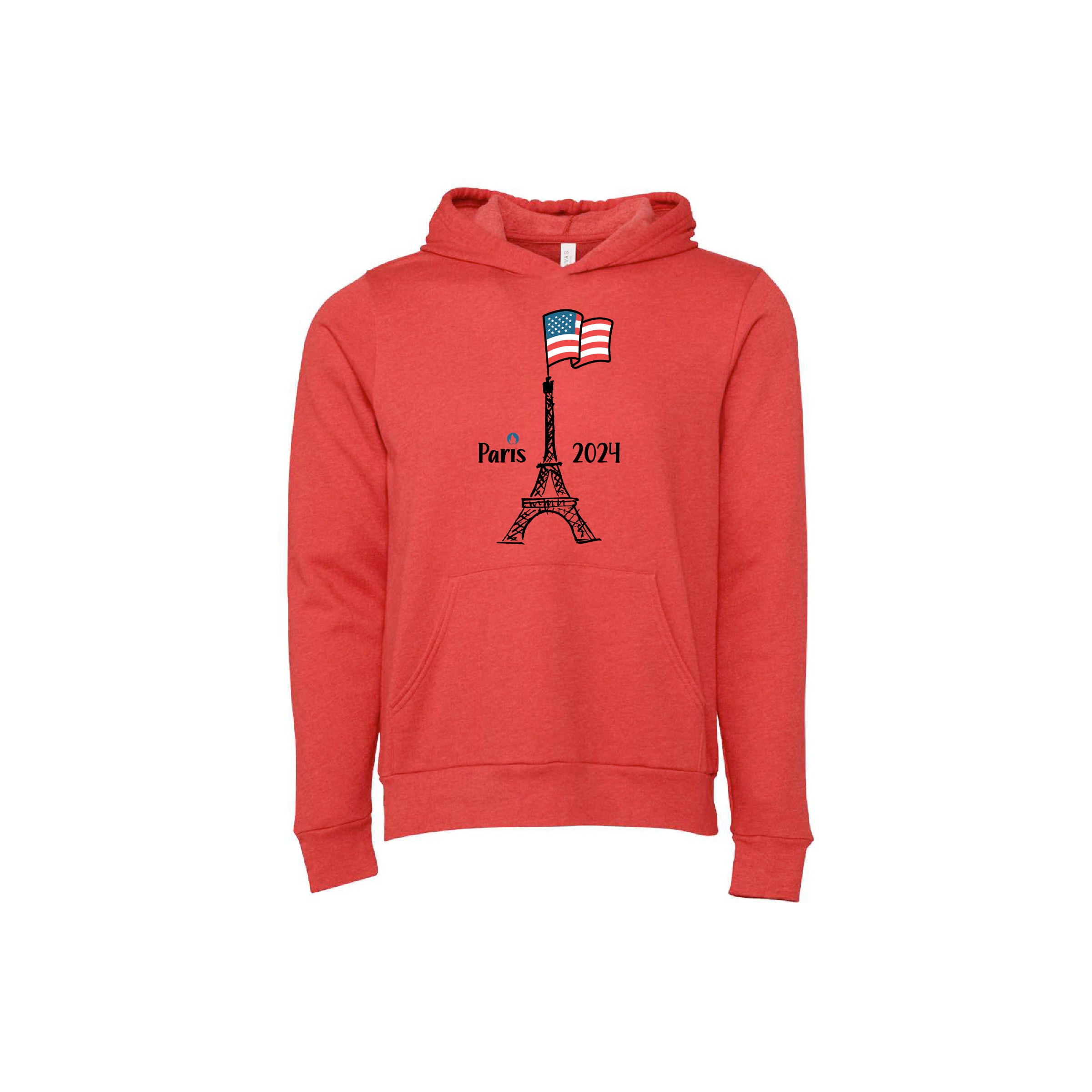 American Eiffel Tower Hoodie