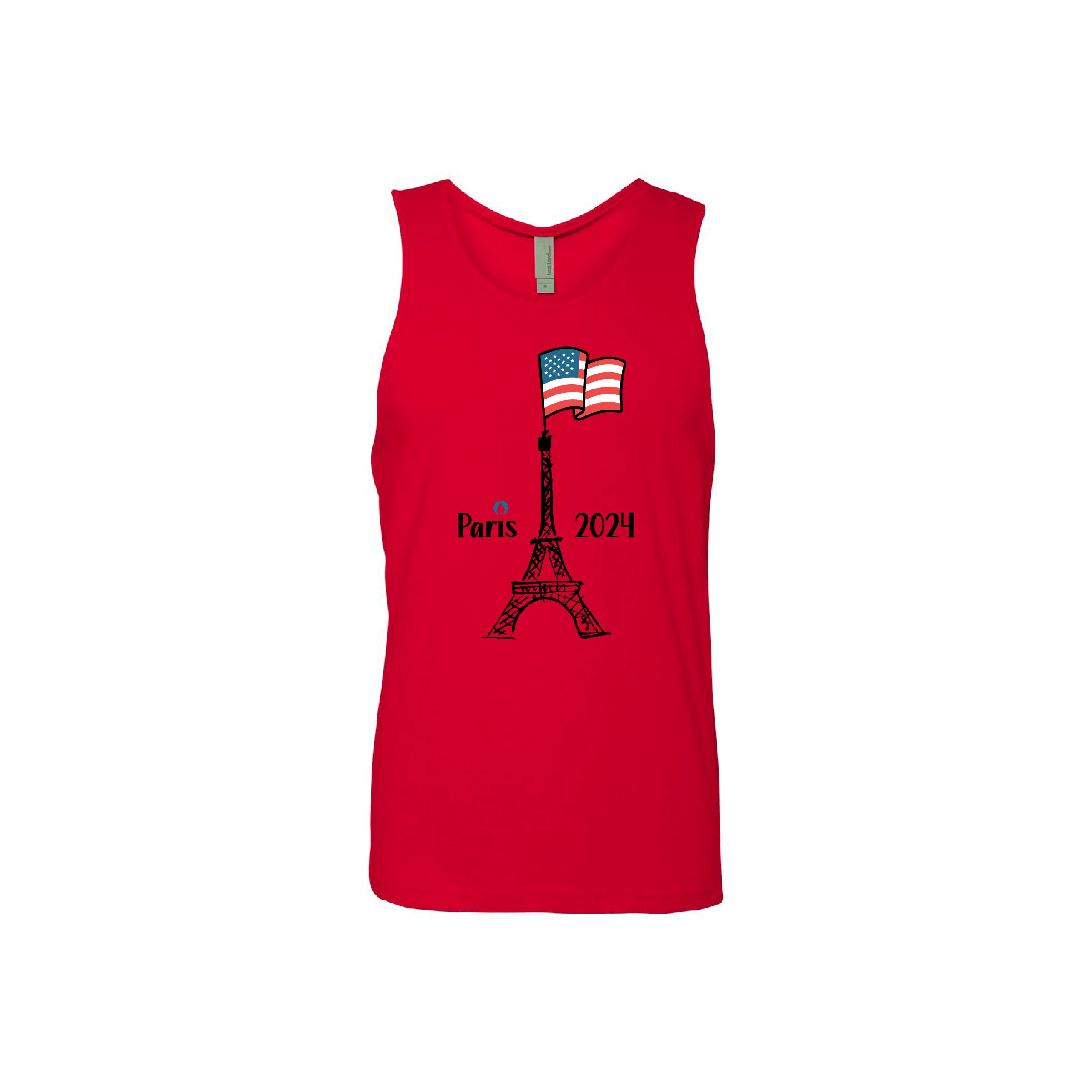 American Eiffel Tower Men's Tank Top