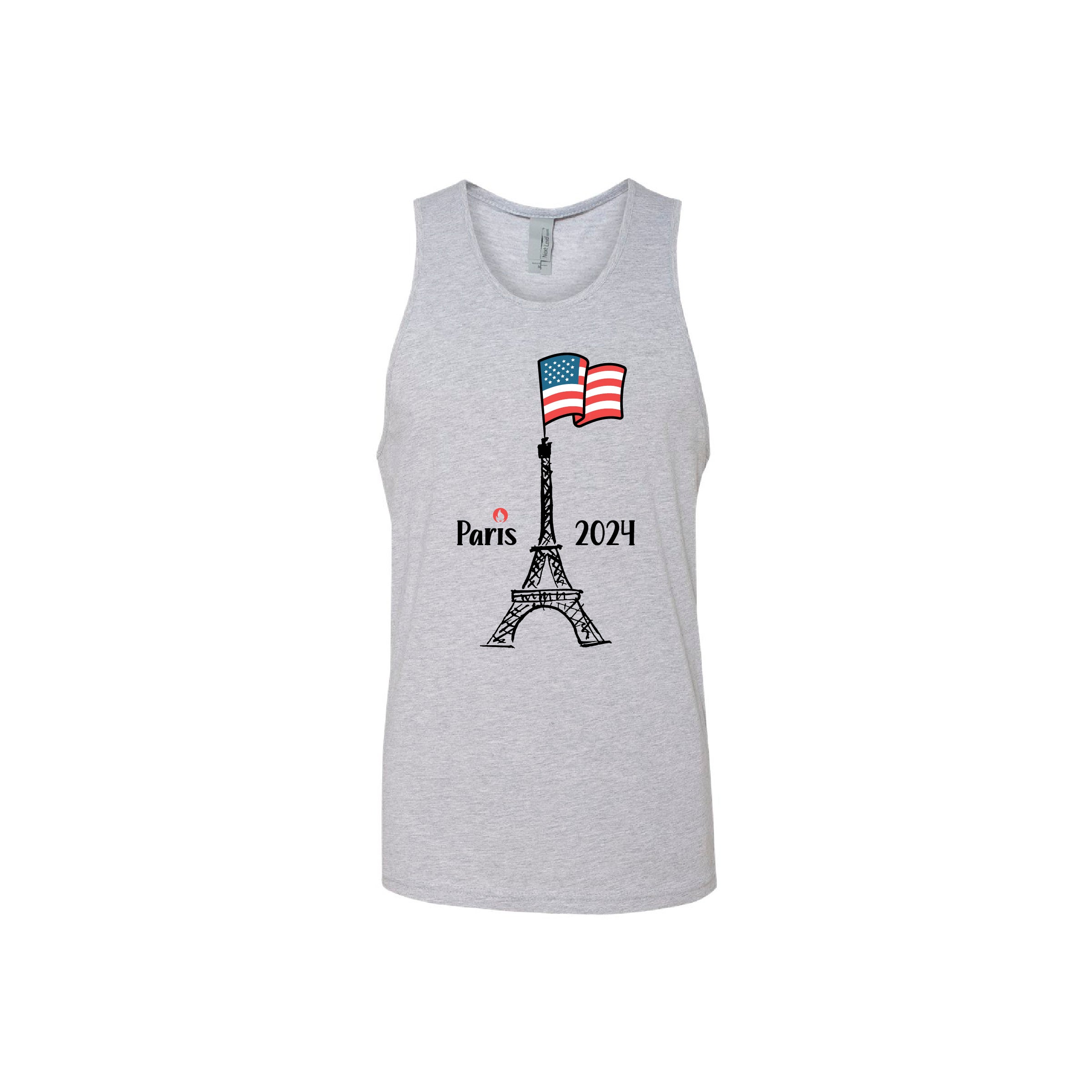 American Eiffel Tower Paris 2024 Olympic Mens Tank Top