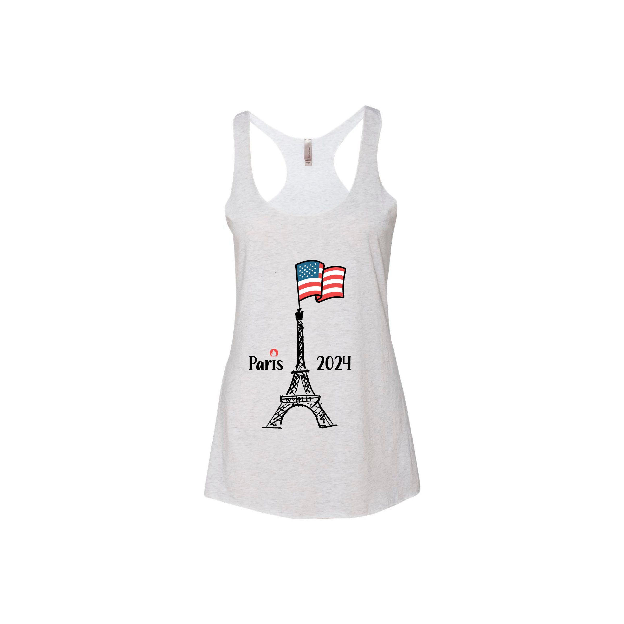 American Eiffel Tower Women's Tank Top